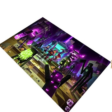 DYWAN DLA DZIECKA Z MOTYWEM GRY MINECRAFT 100x150