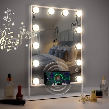 Lustro do makijażu LED Bluetooth 300 x 410 mm