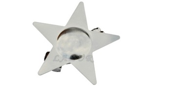 KLAMERKA OZDOBNA DO FIRAN I ZASŁON STAL NIERDZEWNA