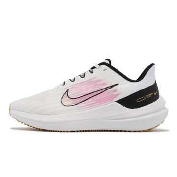 BUTY NIKE ZOOM WINFLO 9 damskie młodzieżowe wygodne sportowe białe