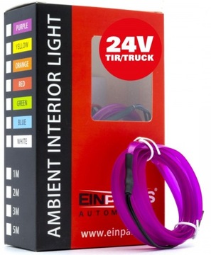 Ambient LED PURPLE неоновый оптоволокно для грузовика 3м 24В