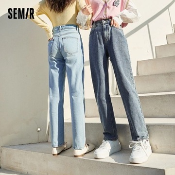 Semir Jeans Women Hong Kong Style Straight Pants B