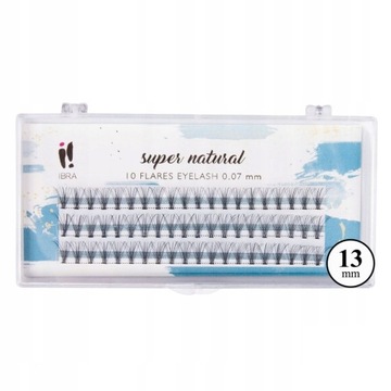 Kępki rzęs super naturals 0,07-C-13mm IBRA Makeup