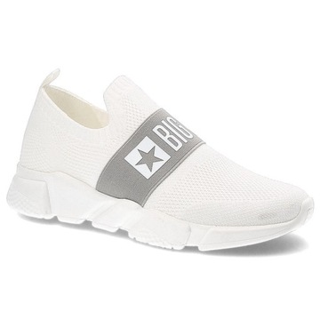Białe Sneakersy Big Star Modne Obuwie Damskie