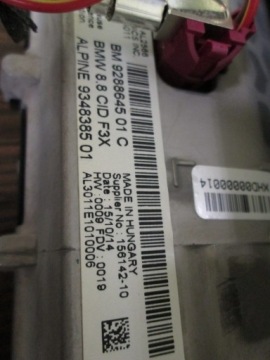 BMW 3 F30 M3 F80 4 F32 МОНИТОР 8.8 CID L7 NBT