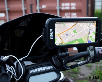 ДЕРЖАТЕЛЬ ДЛЯ ТЕЛЕФОНА GPS BIKE + POWER BANK АЛЮМИНИЙ 20000 мАч