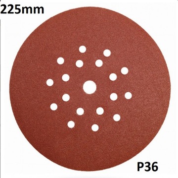 PAPIER ŚCIERNY NA RZEP 225mm Do Żyrafy p36 H19