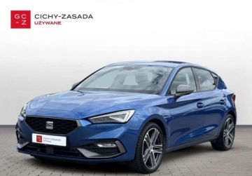 Seat Leon IV Hatchback 1.5 eTSI (MHEV) 150KM 2024 Seat Leon 1.5eTSI mHEV FR DSG 150KM Pakiety ACC Kamera Virtual Cockpit FV