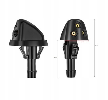 УНИВЕРСАЛЬНЫЕ НАСАДКИ ДЛЯ ОМОЙКИ С ТРЕМЯ ОТВЕРСТИЯМИ + ШЛАНГ + МОНТАЖНЫЕ ЗАЖИМЫ