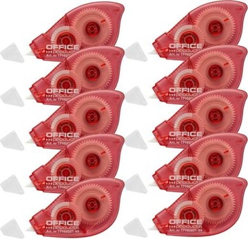 KOREKTOR W TAŚMIE OFFICE PRODUCTS Myszka - 4,2mm x12 metrów - 10 sztuk