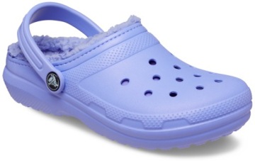 Шльопанці дитячі Crocs Classic На підкладці цифровий violet 24-25 EU