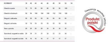 k20 SPODNIE CYGARETKI Wysoki Stan KOLORY r.50