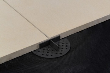 СТОЙКА, КРОНШТЕЙН, ШАЙБА для ТЕРРАСНЫХ ПЛИТ, 2мм, черный