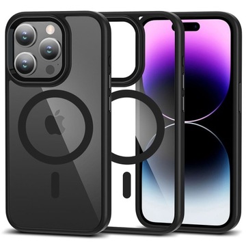 TP MAGSAFE - ETUI OBUDOWA CASE FUTERAŁ - DO IPHONE 15 PRO MAX + 3 X SZKŁO