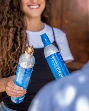 SodaStream CO2 КАРТРИДЖ 425г + бутылка MOB 0,5л мятный