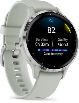 Smartwatch GARMIN VENU 3S 41mm Srebrno - Miętowy