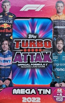F1 Topps Turbo Attax 2022 Mega Tin - 66 kart