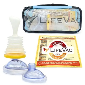 LifeVac Choking Rescue Device for Kids and Adults | Portable Airway Assist