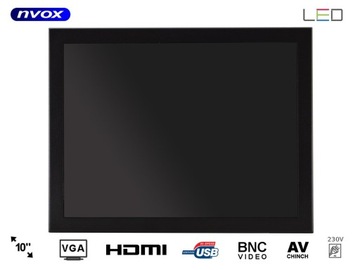 Monitor open frame led 10cali vga hdmi usb bnc av