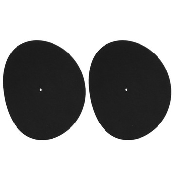 2 ШТ. SLIPMATS GRAMMOPHONE SLIPMAT ЧЕРНЫЙ ВОЙЛОК