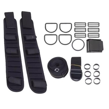 Комплект ремней для дайвинга Dir Набор наплечных накладок, аксессуары черного цвета