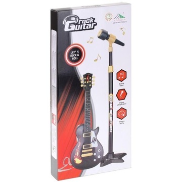 Gitara Elektryczna z Mikrofonem Statyw Melodie