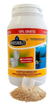 Biosanit,Bakterie do oczyszczalni,szamba 1kg+100g