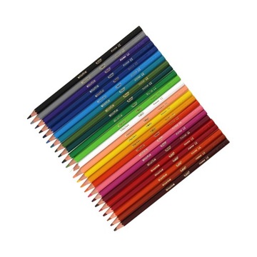 BIC KIDS EVOLUTION ECO БЕЗ ДРЕВЕСИНЫ КАРАНДАШИ ДЛЯ ДЕТЕЙ, 24 ЦВЕТА