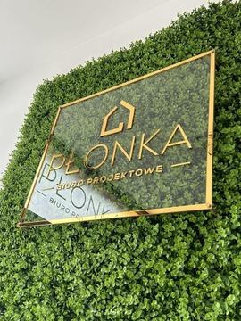 Litery LOGO 3D złota srebrna lustrzana PLEXI napis