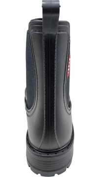 БОТИНКИ РЕЗИНОВЫЕ ЖЕНСКИЕ, ЧЕРНЫЕ, размер 36