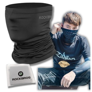 Komin chusta BANDANA do BIEGANIA na Rower Narty Sportowa na twarz ROCKBROS