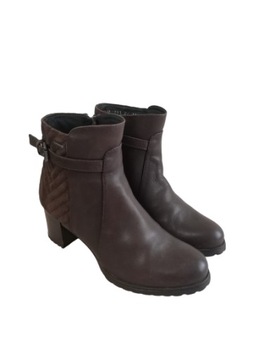 Buty botki skórzane Geox Amphibiox r. 35 wkł 23 cm