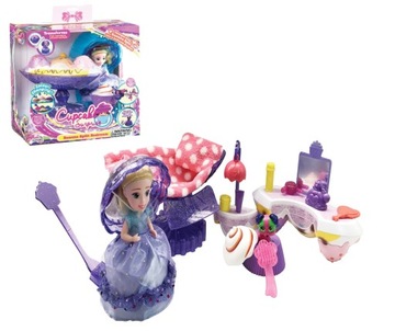 Cupcake laleczka deser bananowy fioletowy 1138