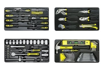 ИНСТРУМЕНТАЛЬНЫЙ ШКАФ ДЛЯ МАСТЕРСКОЙ ТЕЛЕЖКА С 5 ЯЩИКАМИ, 257 ЭЛЕМЕНТОВ. ММК