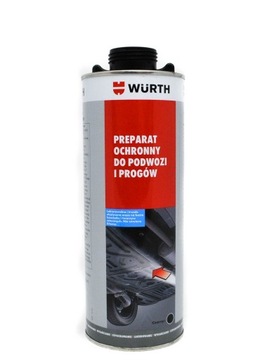 WURTH BARANEK CZARNY DO OCHRONY PODWOZI PROGÓW 1KG