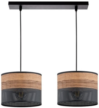 LAMPA WISZĄCA SUFITOWA ŻYRANDOL ABAŻUR NOWOCZESNA LED