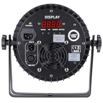 LIGHT4ME ALU QUAD PAR 18x6W RGBW мощный светодиодный сценический прожектор