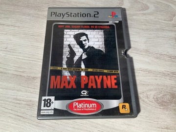 MAX PAYNE płyta bdb komplet Z PL PS2