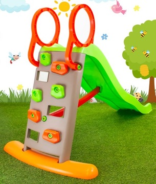 Детская площадка - большой домик с забором, горка 198 см, столик.