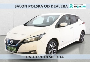 Nissan Leaf II Hatchback Elektryczny 40kWh 150KM 2018 Nissan Leaf Bateria 100 PEWNY Full Dealer ASO Navi Pakiet ZIMA Gwarancja f