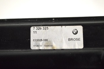 BMW 4 F36 420D 2019 RHD ZADNÍ LEVÝ ZVEDÁK OKNO 7046031 7326325