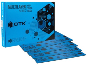 Tlumící Podložka Butyl Kauczuk Pěna 8ks 1,5 m2 Ctk Multimat Evo 7.5 Box