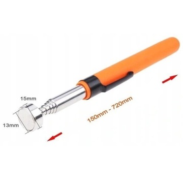 ТЕЛЕСКОПИЧЕСКИЙ МАГНИТНЫЙ ЗАХВАТ, ДЛИННЫЙ МАГНИТ 72см