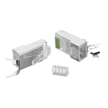 Разъем сетевого кабеля nw017 позолоченный экран cat7 rj45 8p8c горный хрусталь h