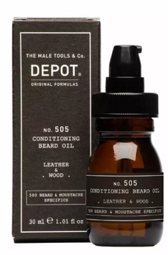 Depot 505 Olejek do Brody Leather & Wood 30ml