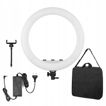 LAMPA LED RING PIERŚCIENIOWA MAKIJAŻ STATYW SELFIE uchwyt pilot torba