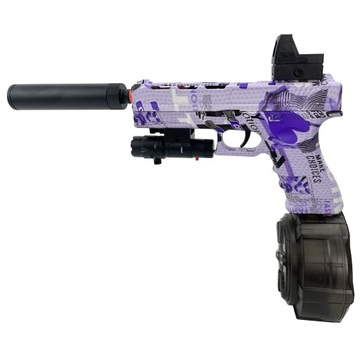 Zabawkowy pistolet samopowtarzalny glock z elektryczną kulą wodną