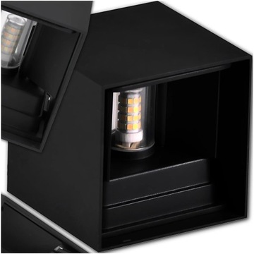 KLIKIET ZEWNĘTRZNY NA ELEWACJĘ NAŚCIENNY LED NA ŚCIANĘ 6W 10cm PLAFON