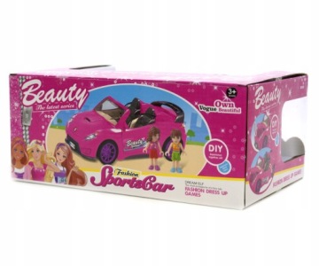 МАШИНА Розовый кабриолет mini DOLL CAR