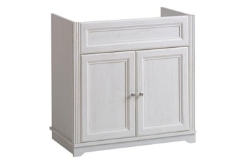 Biała szafka pod umywalkę 80 cm Palace Andersen